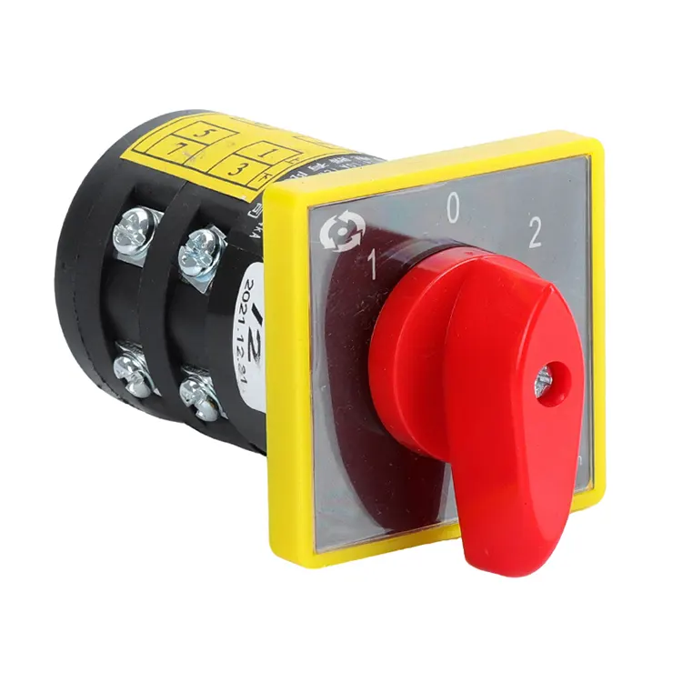 10A তিনটি অবস্থানের সমন্বয় ঘূর্ণমান ক্যাম সুইচ