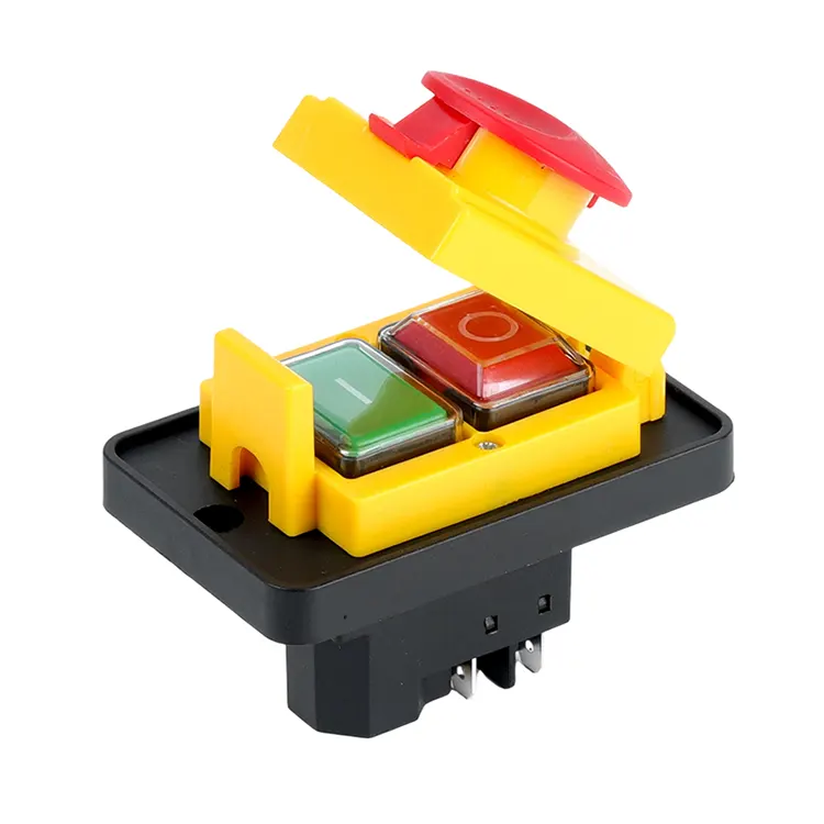 16A মাঝারি বড় প্যানেল জরুরী স্টপ কভার ইলেক্ট্রোম্যাগনেটিক সুইচ