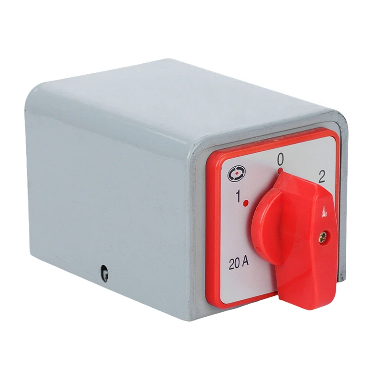 20A কম্বিনেশন রোটারি ক্যাম শেল সহ 4kw সুইচ