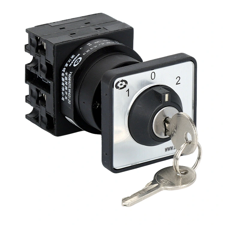 20A কী নব কন্ট্রোল সেন্টার থ্রি পজিশন ক্যাম সুইচ ইনস্টল করুন