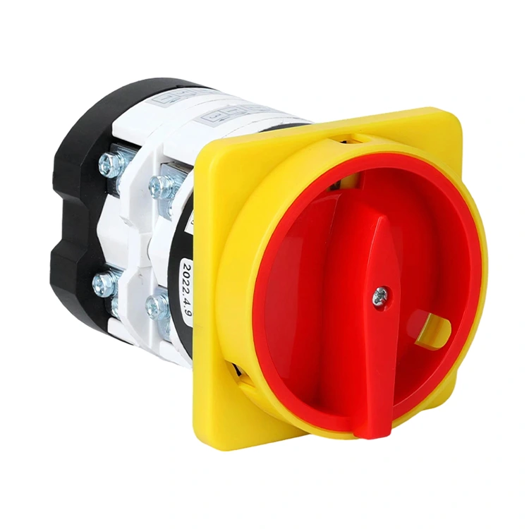 75A প্যাডলক অফ-অন দুই পজিশনের কম্বিনেশন রোটারি ক্যাম সুইচ