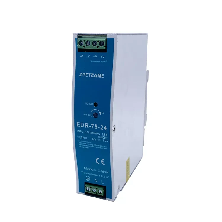 EDR-75W DIN রেল মাউন্ট করা সুইচ পাওয়ার সাপ্লাই