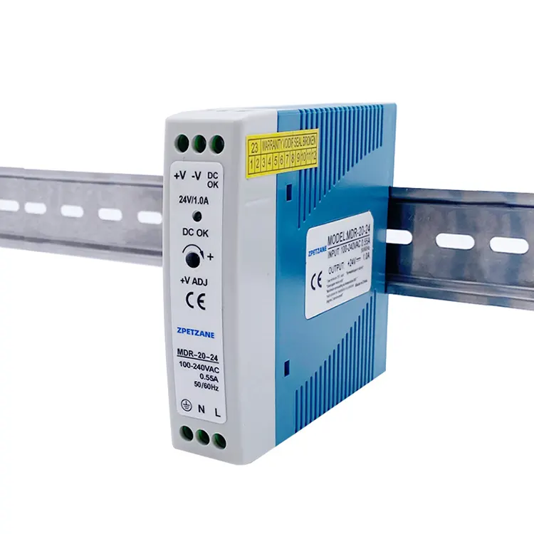 MDR-20W DIN রেল মাউন্ট করা সুইচ পাওয়ার সাপ্লাই
