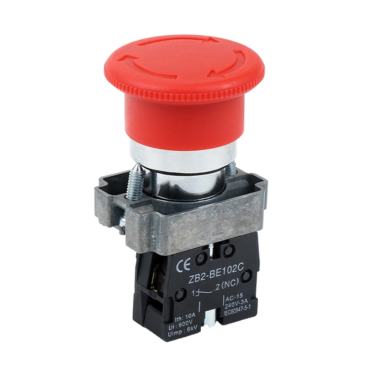 XB2-BS জরুরী স্টপ পুশ বোতাম সুইচ