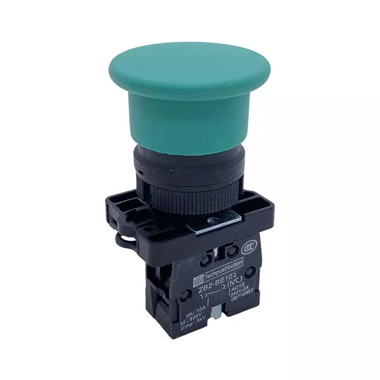 XB2-EC ক্ষণস্থায়ী মাশরুম পুশ বোতাম সুইচ রিসেট করুন